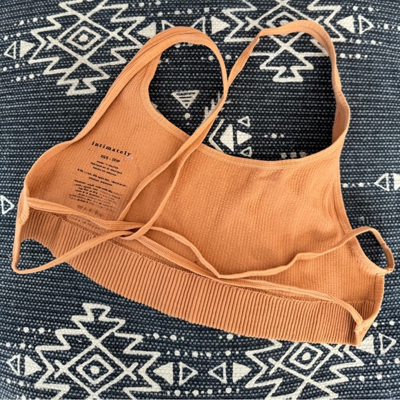 FREE PEOPLE Sunset Strappy Bralette in Coral Sand XS/S - Picture 6 of 7